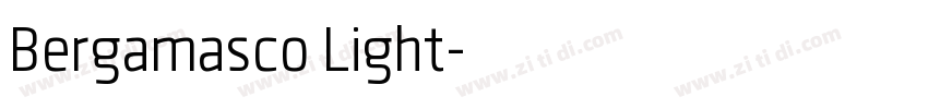 Bergamasco Light字体转换 Bergamasco Light字体转换
